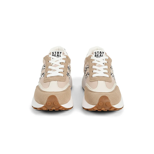 CloudLane Stripe Casual | Leopard Beige