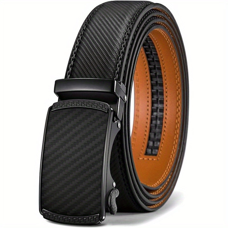Men's Premium Cowhide Slide Ratchet Belt