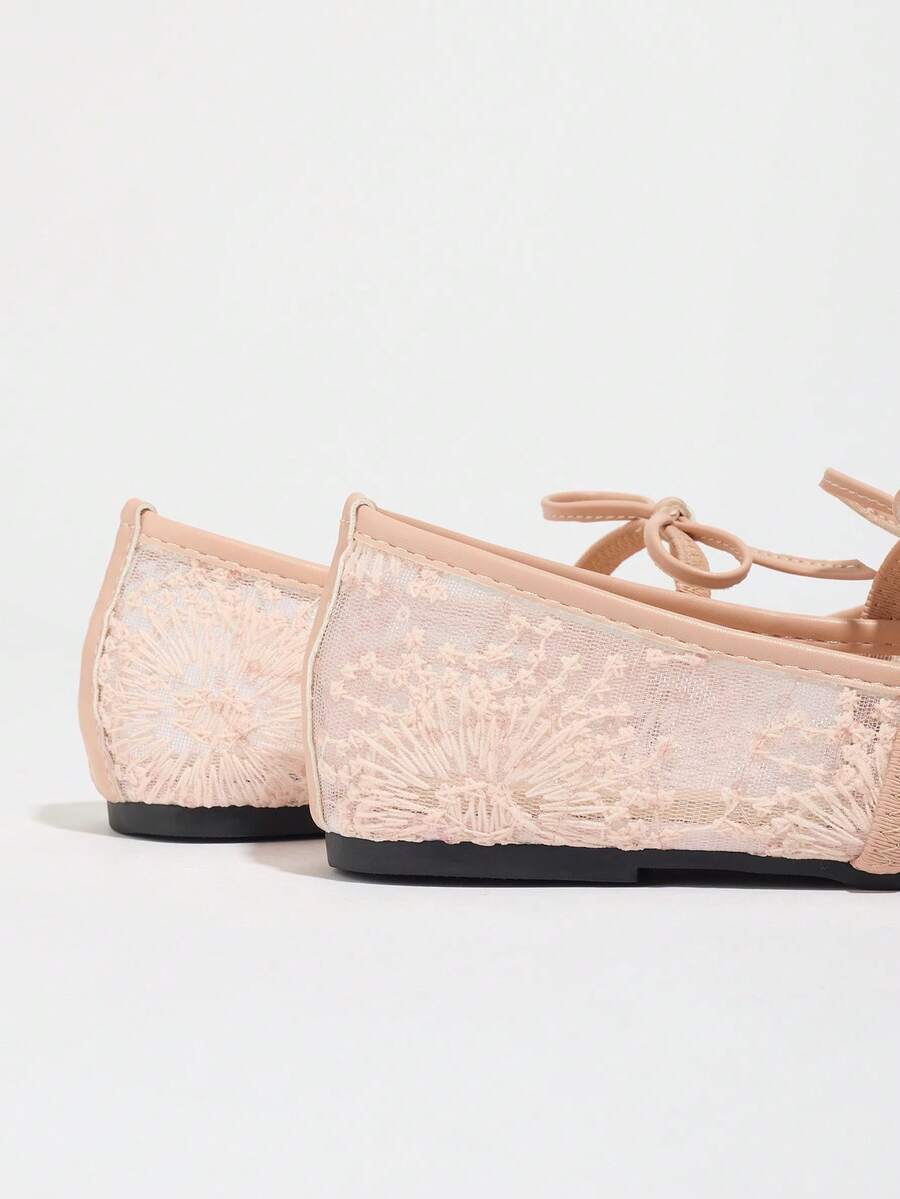 Elowen Lace Mary Jane Ballet Flats