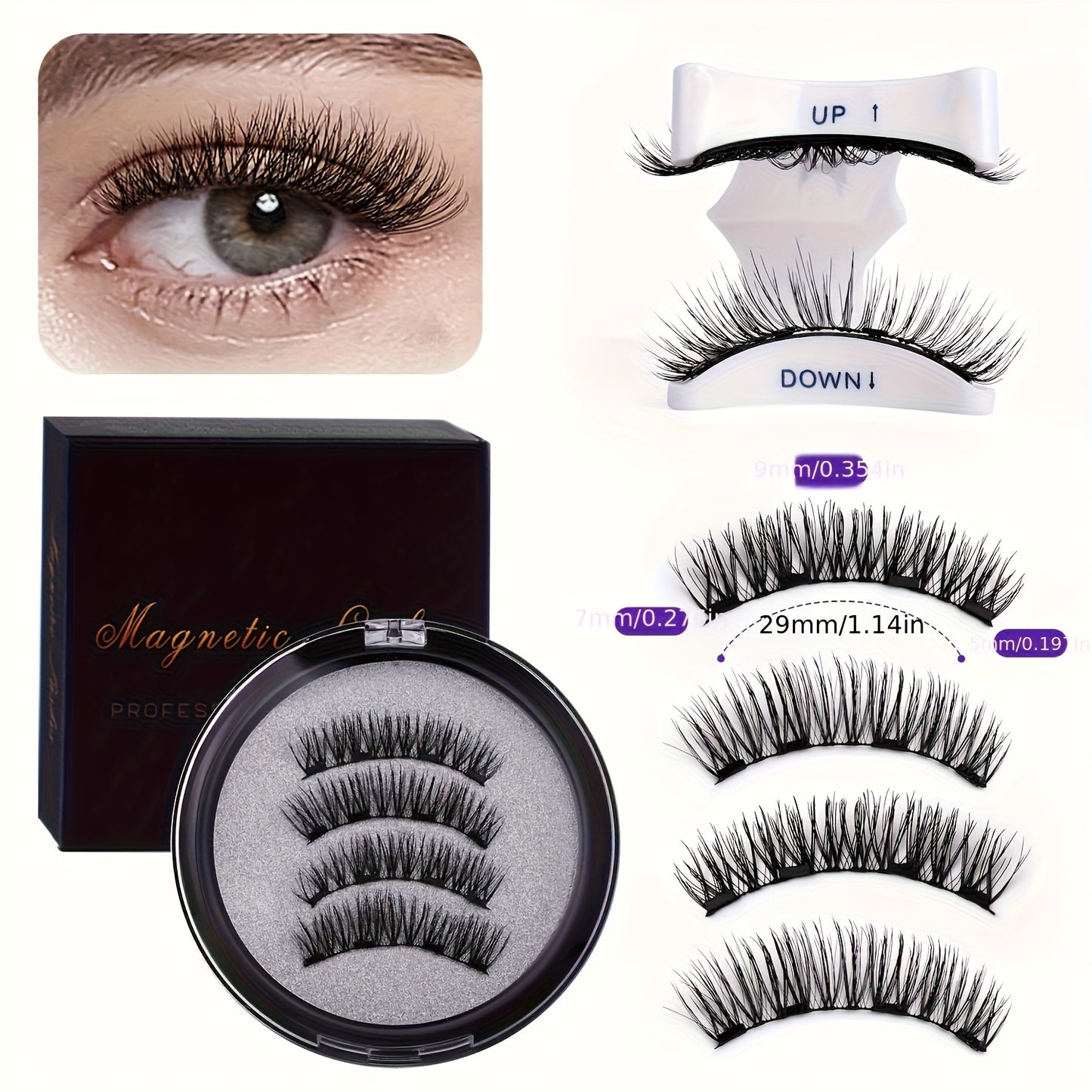Reusable Magnetic Lashes – Professional Effect