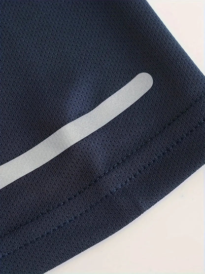 Confezione da 6 magliette sportive ad asciugatura rapida con strisce riflettenti