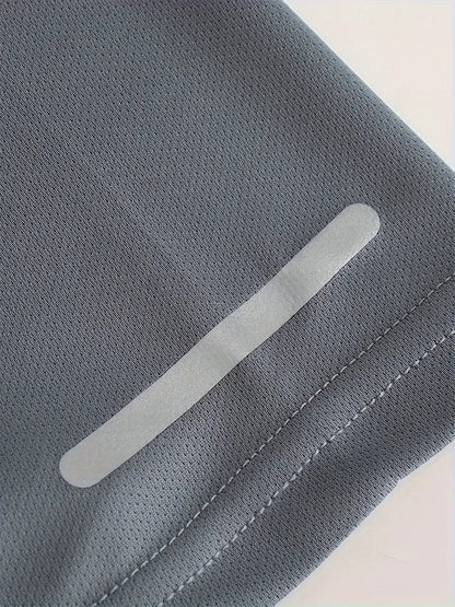 Confezione da 6 magliette sportive ad asciugatura rapida con strisce riflettenti