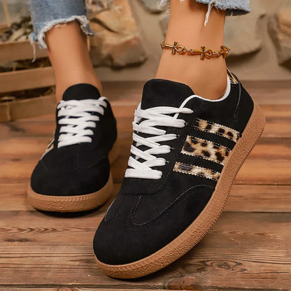 Samba Retro Black Leopard Sneakers