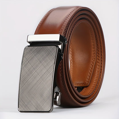 Men's Premium Cowhide Slide Ratchet Belt
