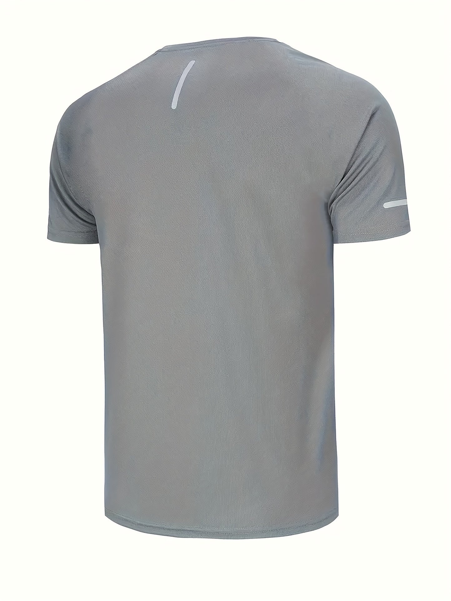 6-Pack Quick-Dry Athletic T-Shirts with Reflective Stripes