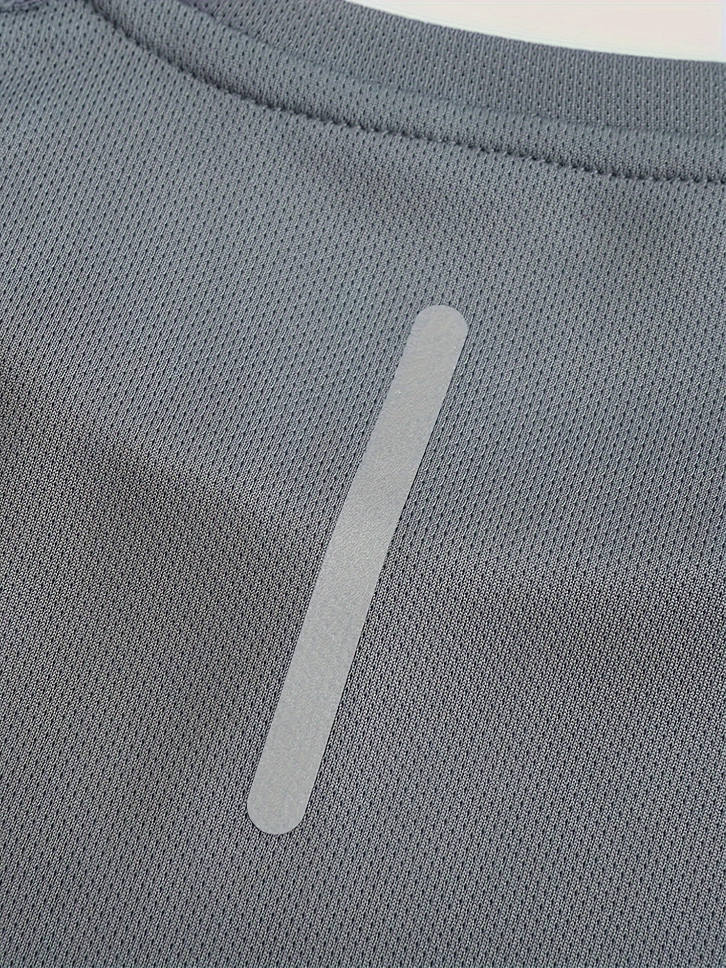 6-Pack Quick-Dry Athletic T-Shirts with Reflective Stripes