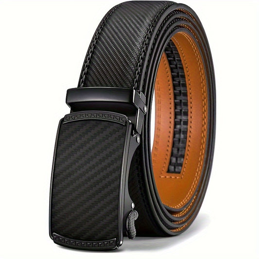 Men's Premium Cowhide Slide Ratchet Belt