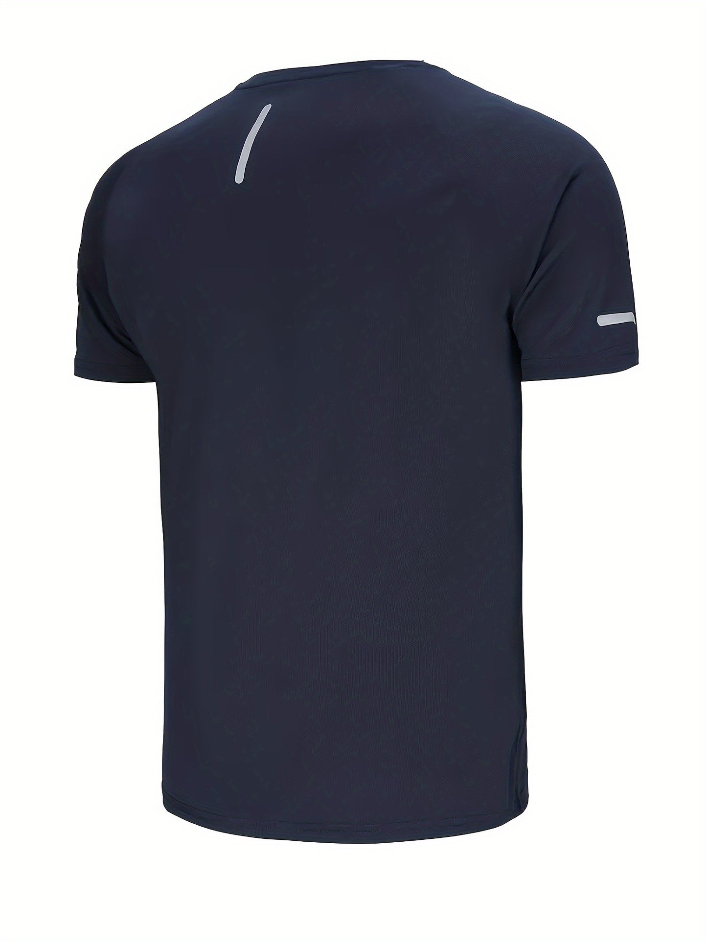 6-Pack Quick-Dry Athletic T-Shirts with Reflective Stripes